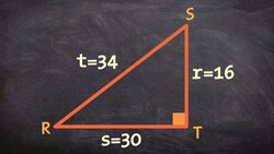 How do we determine the three trig ratios for a triangle Instructional Video