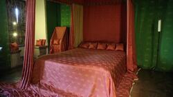 England, Leeds Castle - Queen's Bedroom Stock Footage