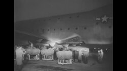 In 1956, 21 iron lungs are loaded on a plane in Boston, Massachusetts, headed for Buenos Aires to assist with polio outbreak News Clip
