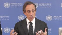 CLEAN : UN, World Food Programme warn of 'very serious crisis' amid lack of funds for flood-hit Pakistan News Clip