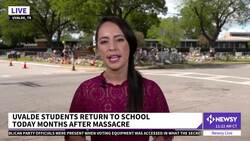 Uvalde Students Head Back To Class As School Security Work Continues News Clip