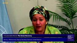 UN Deputy Secretary-General Mohammed on Green Recovery News Clip