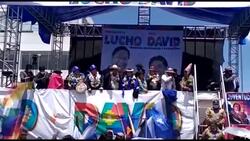 CLEAN : Supporters celebrate Luis Arce's victory in Bolivia's El Alto News Clip