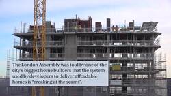 Affordable homes built in London 'with no one to take them' as housing associations battle soaring costs News Clip