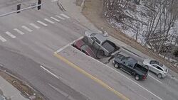 Two vehicles fall into sink hole after road suddenly gives way beneath them at stop light Instructional Video