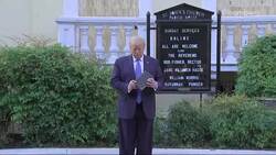 Trump Poses Outside Church After Protesters Dispersed News Clip