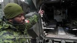 Canadian troops train for battle in Latvia amid Russian threat News Clip