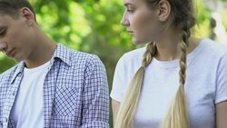 Teenagers dependent from internet using smartphones, social network addiction Stock Footage