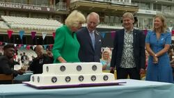 Charles and Camilla attend the Big Jubilee Lunch News Clip