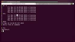 Bash Shell Scripting - "at" Command & "batch" Command Instructional Video