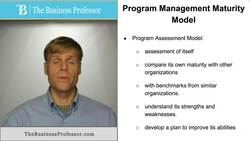 Program Management Maturity Model Instructional Video