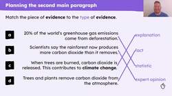 Planning and writing the second main paragraph of an essay Instructional Video