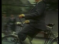 Hitler and Mussolini on airfield, Eva Braun and friends, filming feature by UFA Stock Footage