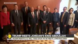 Israel-Hamas war: Trump insists US will take Gaza as he meets Jordan's King News Clip
