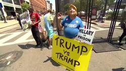 Anti-Trump vs. anti-Clinton News Clip