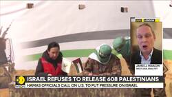 Israel halts release of 608 Palestinian prisoners, citing ‘humiliating’ handovers of hostages by Hamas News Clip