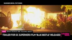 DC Studios Releases Trailer for Latino Superhero Film 'Blue Beetle' News Clip