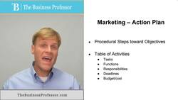 Marketing Action Plan Instructional Video