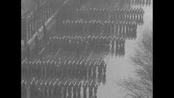 Parade down Pennsylvania Avenue in Washington, DC at Pres. Franklin Roosevelt's second inauguration, 1937 News Clip