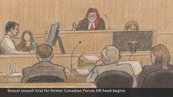 Sexual assault trial of former head of military HR begins News Clip