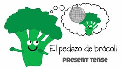 Spanish in context - El pedazo de brócoli (present tense) [Comprehensible Input] Instructional Video