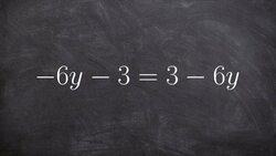 Solving a linear equation when there is no solution Instructional Video