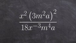 Using multiple properties of exponents to simplify an expression Instructional Video