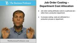 Job Order Costing - Department Cost Allocation Instructional Video