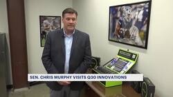 Sen. Murphy visits Q30 in Norwalk, highlights funds for medical devices that protect against traumatic brain injury News Clip