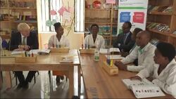 CHOGM - UK PM Boris Johnson visiting School in Kigali News Clip