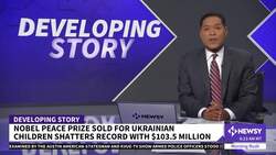 Nobel Prize Sold To Help Ukrainian Kids Shatters Record At $103.5M News Clip