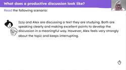 Working together: productive discussions and active listening skills Instructional Video