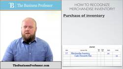 Recognize Inventory Sales - Journal Entries Instructional Video