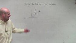 What is the formula to find the angle between two vectors Instructional Video