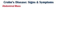 Crohn’s Disease Signs and Symptoms (& Why They Occur), and Complications & Deficiencies Instructional Video