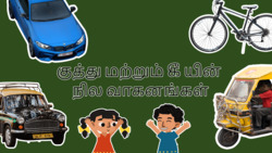 Modes of Land Transport - Tamil Instructional Video