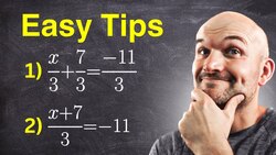 Easy Tips with Solving Two Step Equations Instructional Video