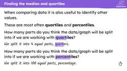 Interpreting a cumulative frequency graph Instructional Video