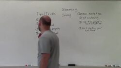 Summary for solving logarithmic equations Instructional Video