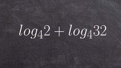 Pre-Calculus - Evaluating the Sum of Two Logarithms Instructional Video