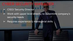 Becoming a Cyber Security Professional - A Beginner's Career Guide - Cyber security Manager Instructional Video