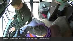 Michigan teen saves bus full of students News Clip