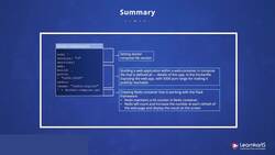 Docker Certified Associate Certification Training Course - Summary - Orchestration Instructional Video