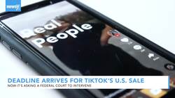 Deadline Arrives For TikTok's U.S. Sale News Clip