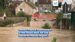 Heavy rainfall as remnants of storm Kirk sweep across France and Belgium News Clip