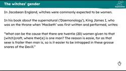 The witches in Act 1, Scene 3 of ‘Macbeth’ Instructional Video