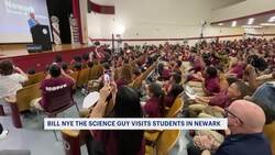 Bill Nye surprises Newark students with assembly to honor favorite teacher News Clip