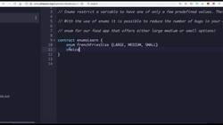 The Complete Solidity Course - Zero to Advanced for Blockchain and Smart Contracts - What Are Enums in Solidity Instructional Video
