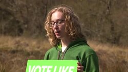 Scottish Greens campaigning ahead of elections News Clip