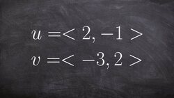 How to graph the resultant vector from the difference of two vectors Instructional Video